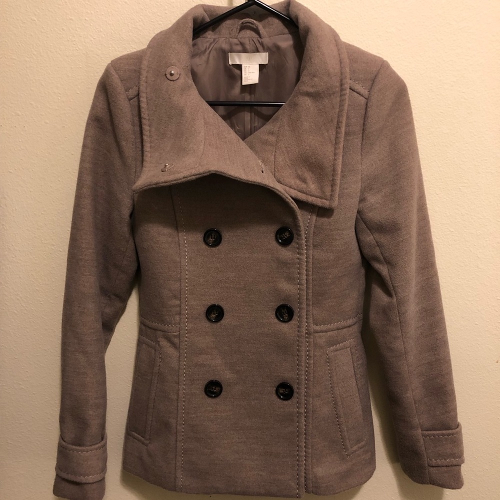 H&M short pea coat
